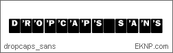 Click here to download DROPCAPS SANS...